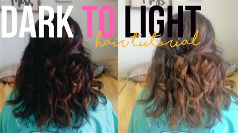 Searching for a new style for your brown tresses and wish to follow trends? Black to Light Brown Hair Without Bleach || Hair Tutorial ...