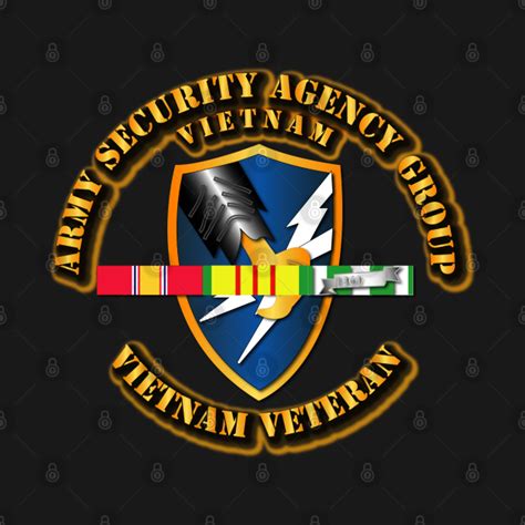 Army Security Agency Group W Svc Ribbons Veteran T Shirt Teepublic