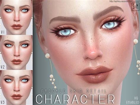 The Sims Resource Character Freckles By Screaming Mustard Sims 4