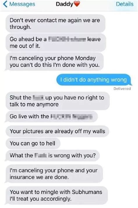Dad Calls His Daughter A F Ing Whore In Vile Racist Text Message Rant About Her Prom Date