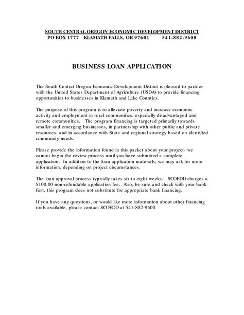 Business Loan Request Letter Free Printable Documents
