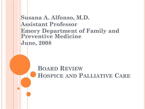 Ppt Board Review Hospice And Palliative Care Powerpoint Presentation