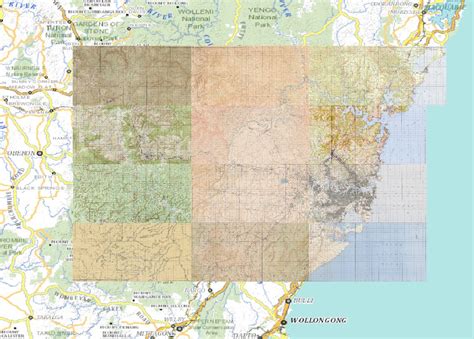 Georef Nsw Bushwalking Maps