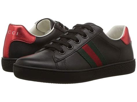 Gucci Kids New Ace Sneakers Little Kid Black Kids Shoes Leather