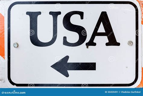 Usa Sign Stock Image Image 30459491