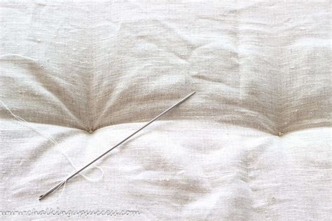 How To Make A Tufted French Mattress Cushion Chalking Up Success