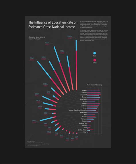 visualizing the gender development index undp behance