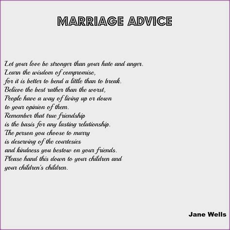 wedding reading marriage advice dream occasions
