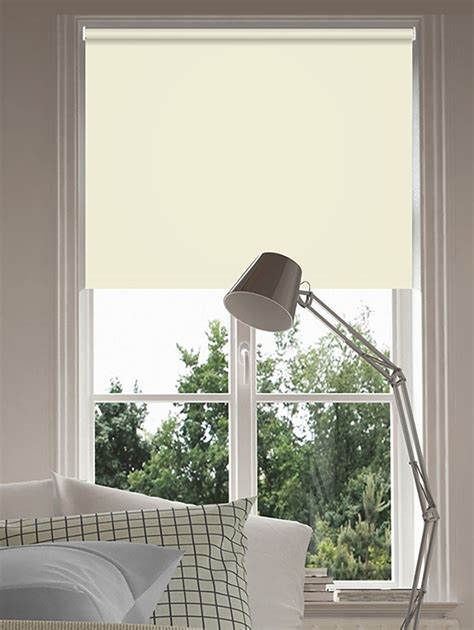 Cosy Cream Blackout Electric Roller Blind