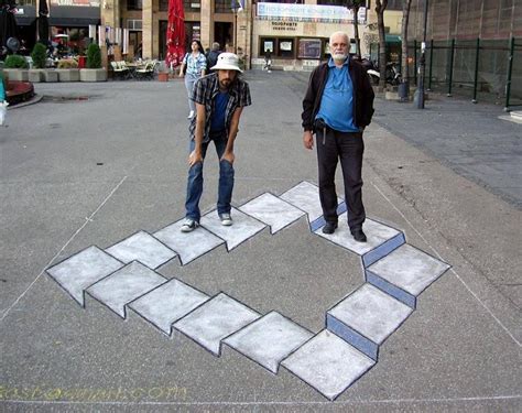 Optical Illusion Street Art Illusions 3d Street Art Sidewalk Art