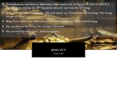 Ppt King Tut Powerpoint Presentation Free Download Id2478871