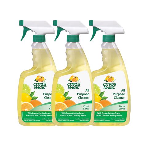 Citrus Magic All Purpose Cleaner Fresh Citrus 22 Fluid Ounce Pack Of