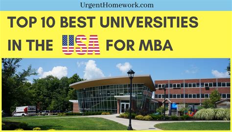 Top 10 Best Universities In Usa For Mba Urgent Homework Blog