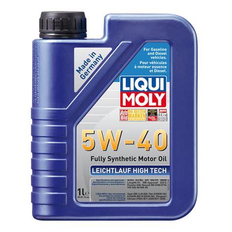 Liqui Moly Leichtlauf High Tech 5W40 Engine Oil (1 Liter) LM2331 by Liqui Moly
