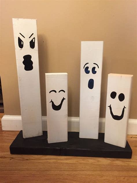 Made From Solid Wood With Base These 4 Ghosts Will Make Your Halloween