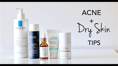 How To Treat Dry Skin Acne Youtube