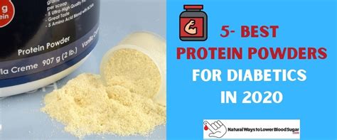 5 Best Protein Powders For Diabetics In 2020
