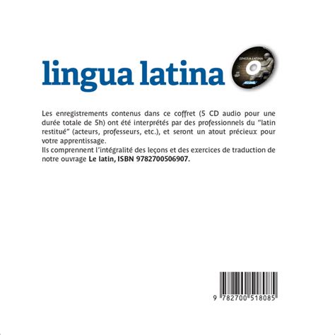 Lingua Latina Cd Audio Latín