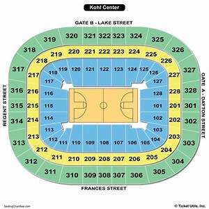Kohl Center Seating Chart Seating Charts Tickets