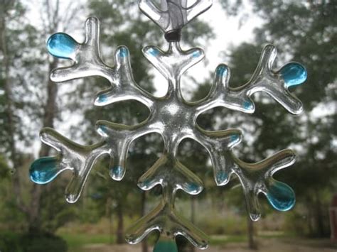 How To Make A Fused Glass Snowflake Glass Art By Margot