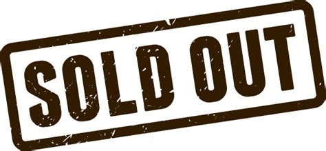 Sold Out Png Transparent Image Download Size 576x267px