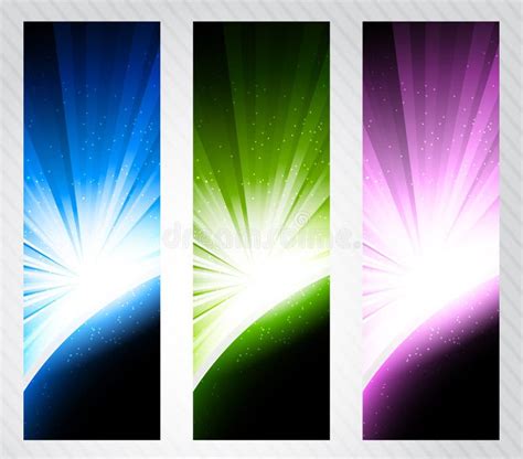Set Of Bright Banners Stock Vector Illustration Of Artwork 24400405