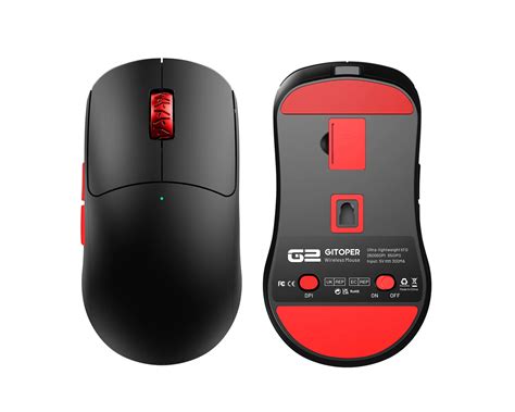 Gitoper G2 Lightweight Wireless Gaming Mouse Black