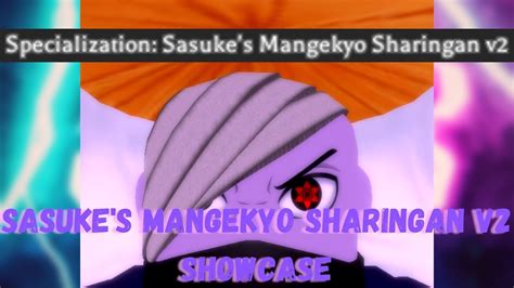 Sasukes Mangekyo Sharingan V2 Roblox Project Xl Youtube