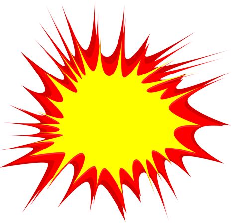 Comic Explosion Bubble Background Png Png Mart