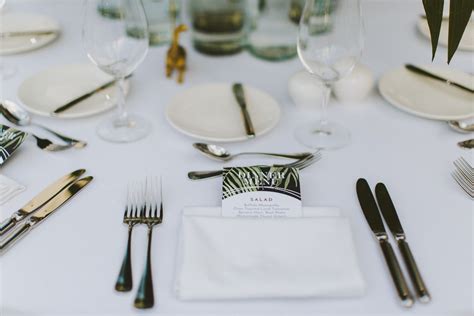 Wedding dinner table setting and menu | Wedding dinner table setting, Dinner table setting 