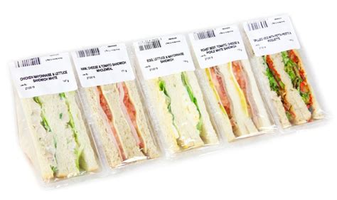 Bob And Petes Mixed Sandwiches Triangle 5 Pack 100 Yum