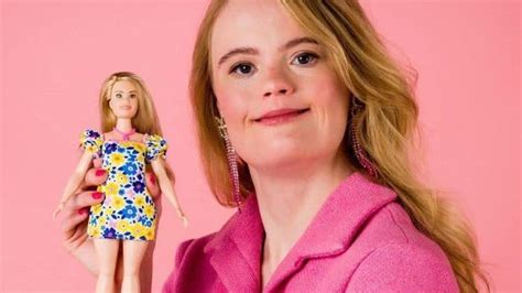 Usa Here Is The First Barbie With Down Syndrome The Doll Also Wears A Necklace Of The 21st