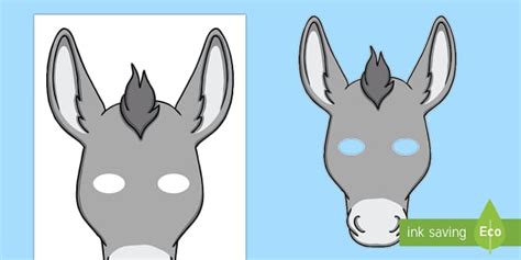 Donkey Role Play Mask Teacher Made Twinkl