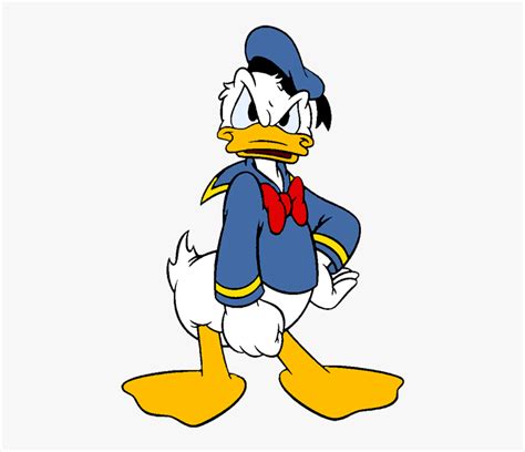 Donald Clip Art Disney Galore Peeved Donald Duck Angry
