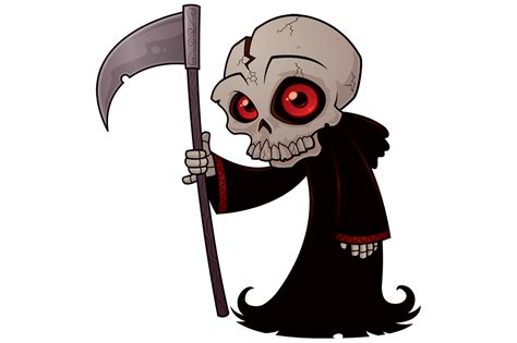 Little Grim Reaper By Fizzgig Thehungryjpeg