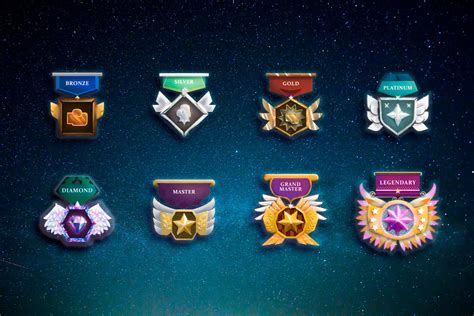 Artstation Rank Icons Metalsgems Mina Jeon Badge Icon