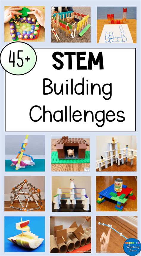 45 Stem Challenge Ideas For Kids To Do At Home Or School