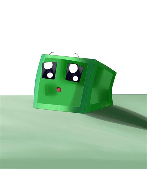 Slime Minecraft Drawing By Jenny Theanimator On Deviantart
