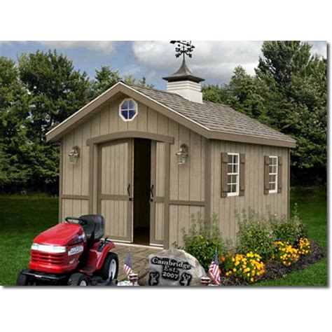 Best Barns Easton 16x12 Wood Storage Shed Kit All Pre Cut Easton1216