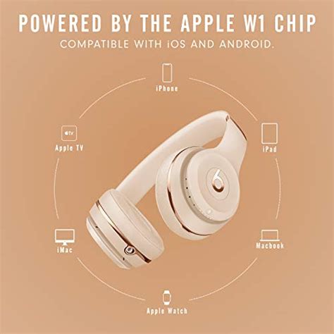 Beats Solo3 Wireless On Ear Headphones Apple W1 Headphone Chip Class