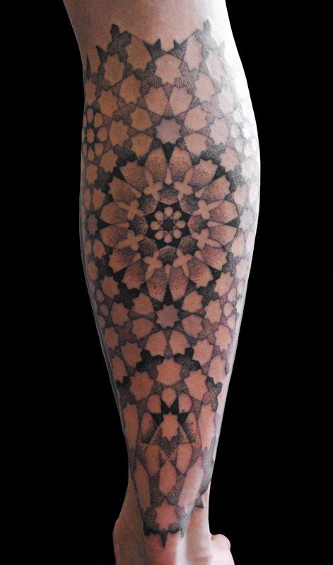 Arabic Pattern By ~diedotworkerin On Deviantart Best Leg Tattoos Leg