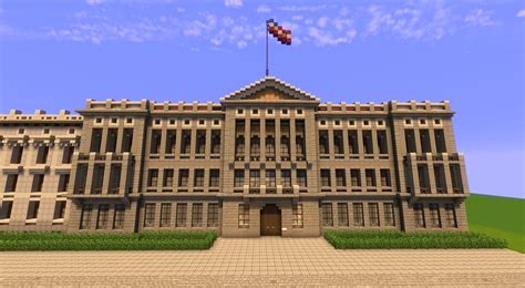 Large Town Hall In Minecraft By Ostpreusse Minecraft Pinterest