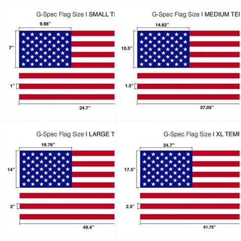 Correct Dimensions Of Union And Stripes Of A 35x18 Us Flag Projects