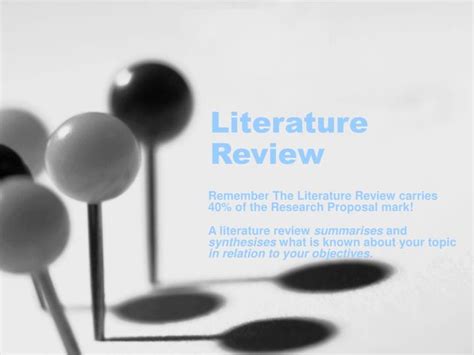 Ppt Literature Review Powerpoint Presentation Free Download Id3503080