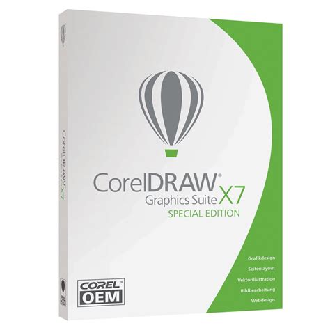 Corel DRAW Graphics Suite X7 Special Edition OEM DEUTSCH DVD