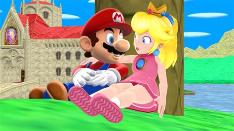 Mario X Peach Relaxing Together Mmd Mario And Peach Photo 40205426