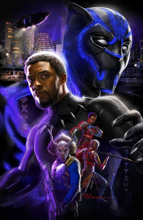 Ryan Meinerding Black Panther Poster Black Panther Art Black Panther