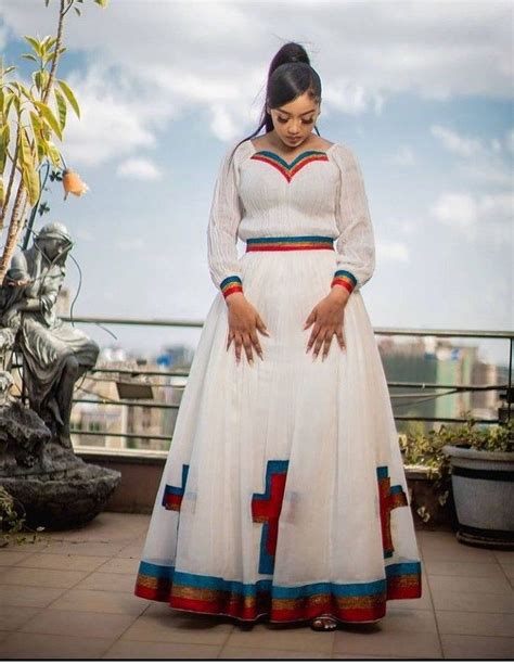 Meskel Habesha Kemis Ethiopian Clothing Ethiopian Traditional Dress