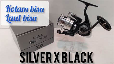 SILVER X BLACK UNBOXING DAIWA LEXA LT 3000 XH YouTube