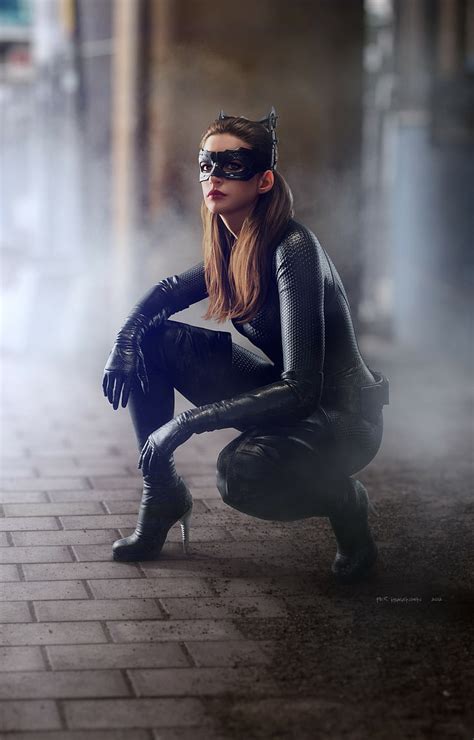 Hd Wallpaper Catwoman Render The Dark Knight Rises 3d Catsuit Cgi
